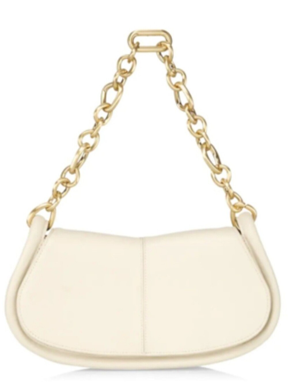 Cult Gaia Kara Cream Chain-Handle Shoulder Bag